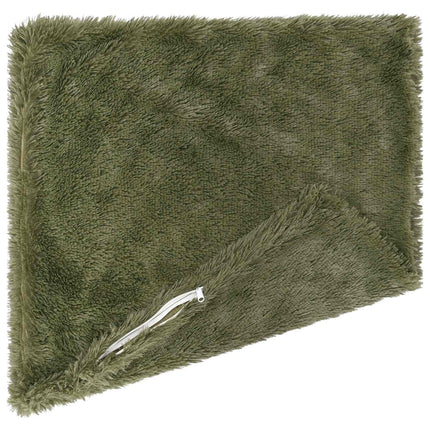 Kudde med kudde HEERLEN 12 st Grön PV Fleece