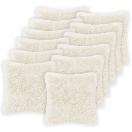 Kudde med kudde HEERLEN 12 st Vit PV Fleece