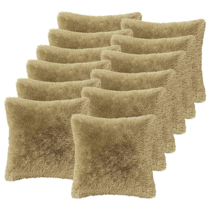 Kudde med kudde HEERLEN 12 st Ljusgrå PV Fleece