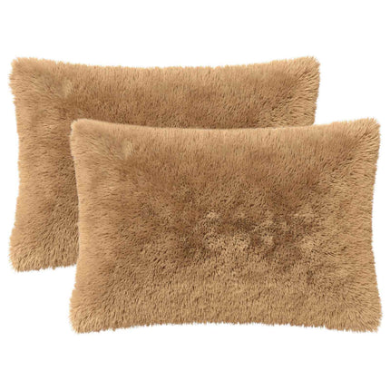Kudde med kudde HEERLEN 2 st Taupe PV Fleece