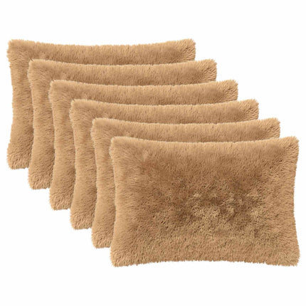 Kudde med kudde HEERLEN 6 st Taupe PV Fleece
