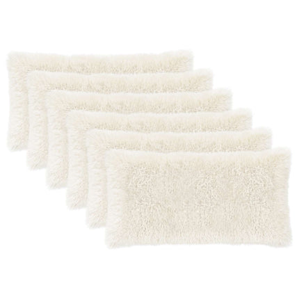 Kudde med kudde HEERLEN 6 st Vit PV Fleece