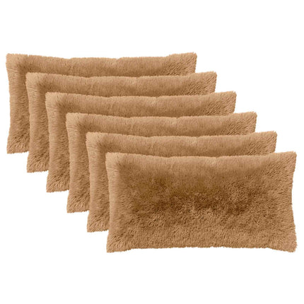 Kudde med kudde HEERLEN 2 st Taupe PV Fleece