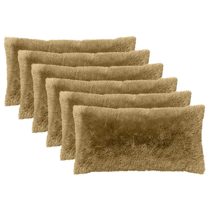 Kudde med kudde HEERLEN 6 st Ljusgrå PV Fleece