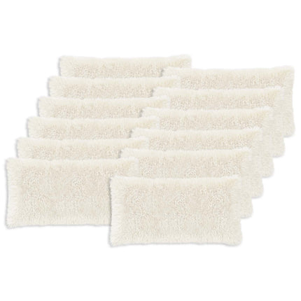 Kudde med kudde HEERLEN 2 st Vit PV Fleece