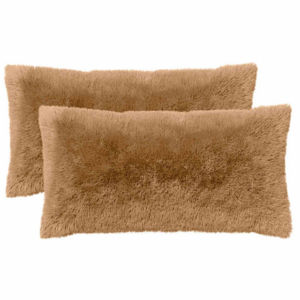 Kudde med kudde HEERLEN 6 st Taupe PV Fleece