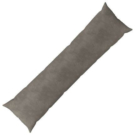 Kudde med kudde HEERLEN Ljusgrå 40 x 145 cm Sammet