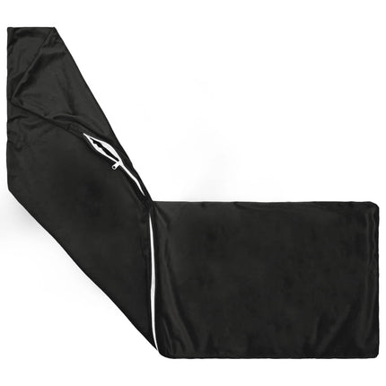 Kudde med kudde HEERLEN Svart 40 x 145 cm Sammet