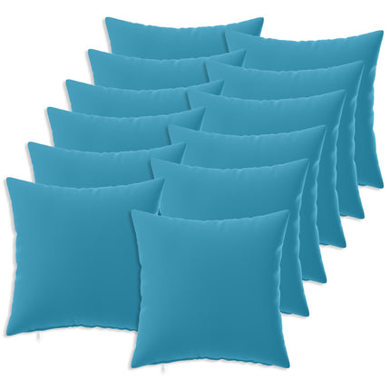 Kasta Kudde 12 st HEERLEN Ljusblå 45 x 45 cm Polyester