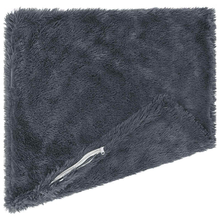 Kudde med kudde HEERLEN 2 st Antracit PV Fleece
