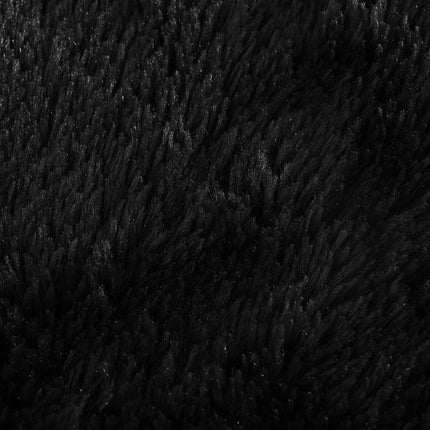 Kudde med kudde HEERLEN 6 st Svart PV Fleece