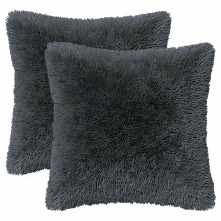 Kudde med kudde HEERLEN 6 st Antracit PV Fleece