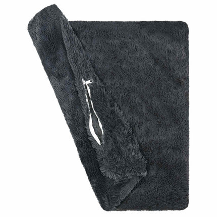 Kudde med kudde HEERLEN 12 st Antracit PV Fleece