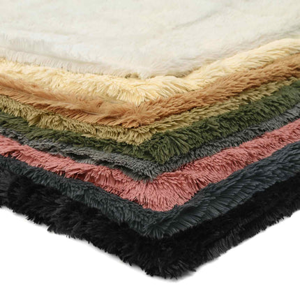 Kudde med kudde HEERLEN 2 st Grön PV Fleece