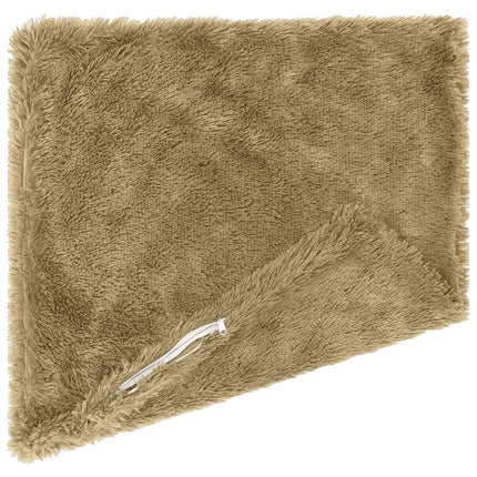 Kudde med kudde HEERLEN 2 st Ljusgrå PV Fleece