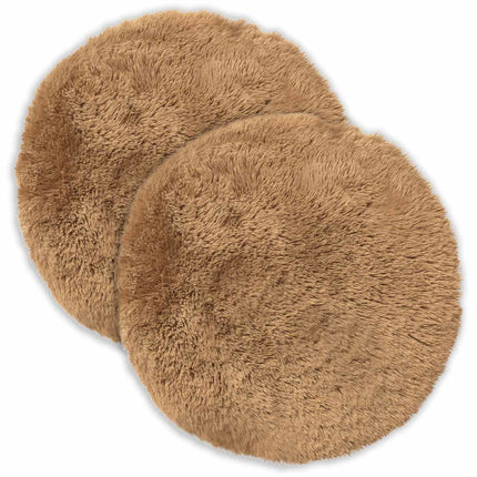 Kudde med kudde HEERLEN 6 st Taupe PV Fleece