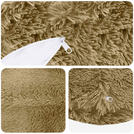 Kudde med kudde HEERLEN 2 st Ljusgrå PV Fleece