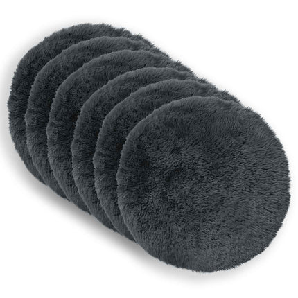 Kudde med kudde HEERLEN 6 st Antracit PV Fleece