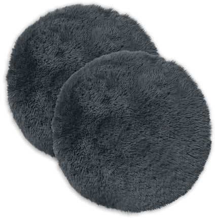 Kudde med kudde HEERLEN 2 st Antracit PV Fleece