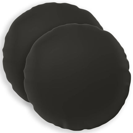 Kasta Kudde 2 st HEERLEN Svart Diam. 60 cm Polyester