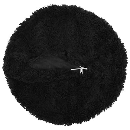 Kudde med kudde HEERLEN 6 st Svart PV Fleece