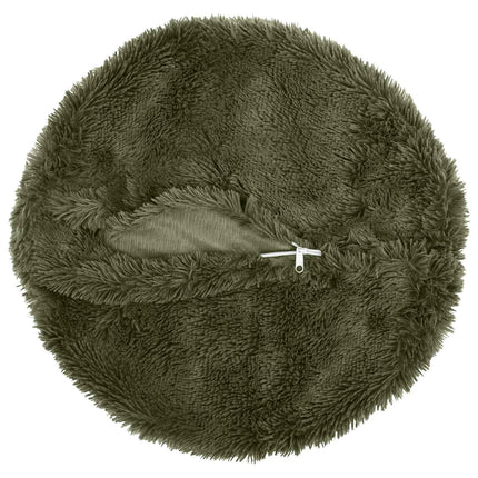 Kudde med kudde HEERLEN 6 st Grön PV Fleece