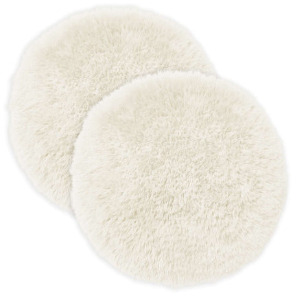 Kudde med kudde HEERLEN 2 st Vit PV Fleece