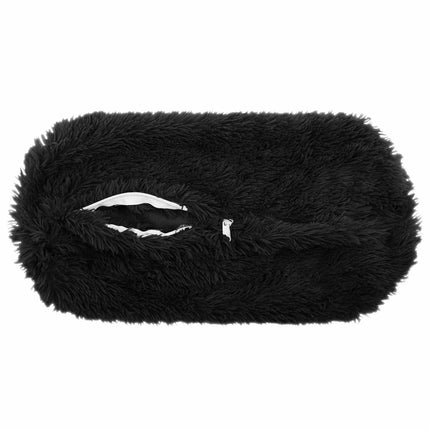 Kudde med kudde HEERLEN 6 st Svart PV Fleece