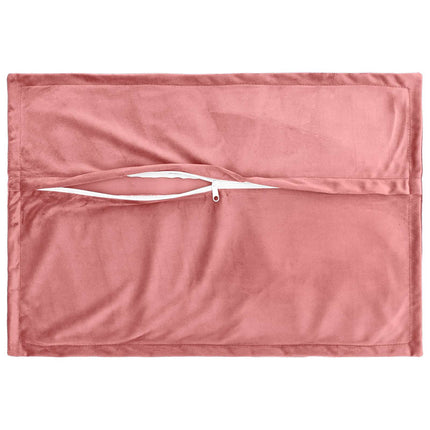 Kudde med kudde HOUTEN 6 st Rosa Sammet