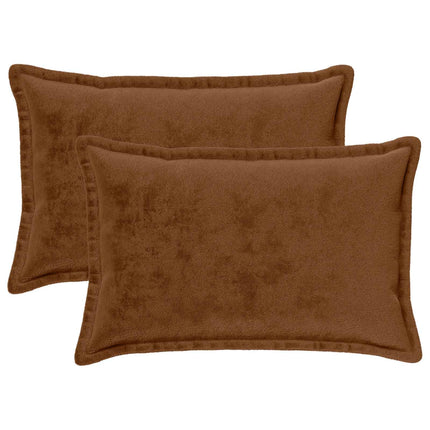 Kasta Kudde 2 st HOUTEN Ljusbrun 30 x 50 cm Flanell