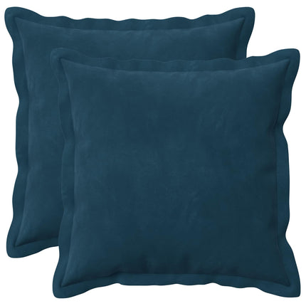 Kasta Kudde 2 st HOUTEN Blå 35 x 35 cm Sammet