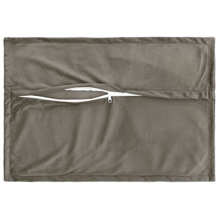 Kasta Kudde 2 st HOUTEN Ljusgrå 40 x 60 cm Sammet