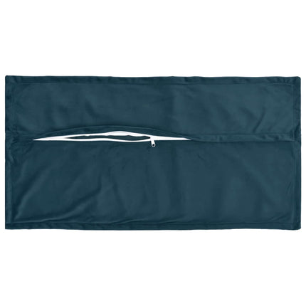 Kudde med kudde HOUTEN 6 st Blå Sammet