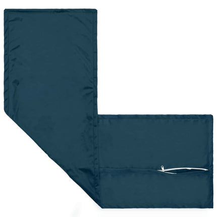 Kudde med kudde HOUTEN Blå 40 x 145 cm Sammet