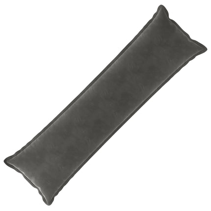 Kudde med kudde HOUTEN Mörkgrå 40 x 145 cm Sammet