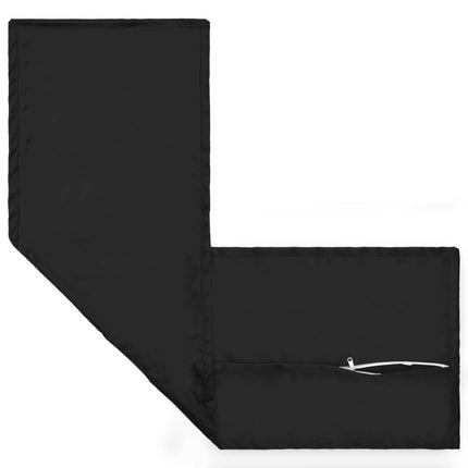 Kudde med kudde HOUTEN Svart 40 x 145 cm Sammet