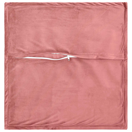 Kudde med kudde HOUTEN 12 st Rosa Sammet