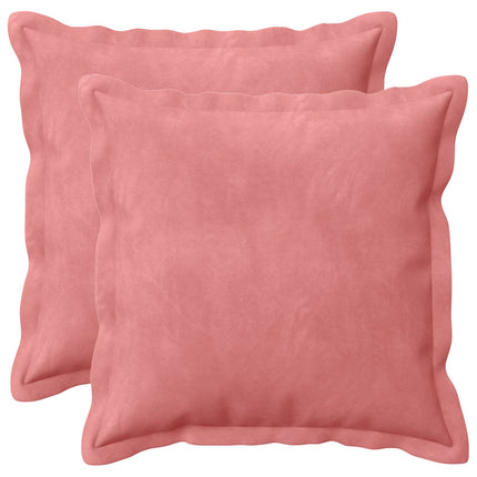 Kudde med kudde HOUTEN 2 st Rosa Sammet