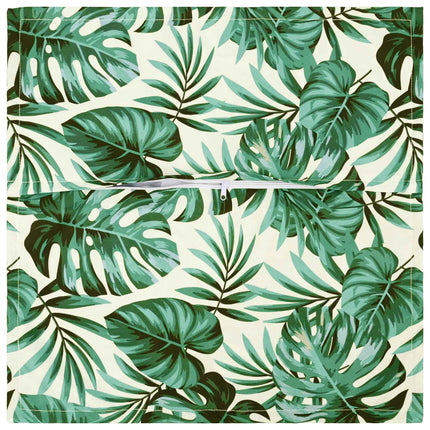 Kasta Kudde 6 st HOUTEN Bladmönster 50 x 50 cm Polyester