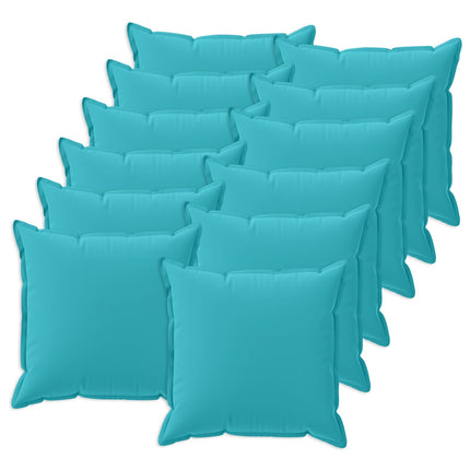 Kasta Kudde 12 st HOUTEN Turkos 50 x 50 cm Polyester