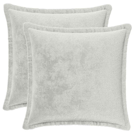 Kasta Kudde 2 st HOUTEN Ljusgrå 50 x 50 cm Flanell