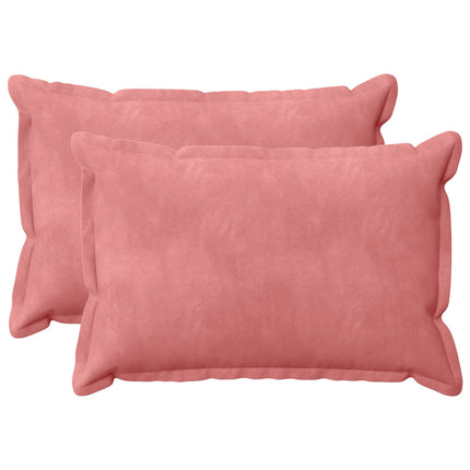 Kudde med kudde HOUTEN 2 st Rosa Sammet
