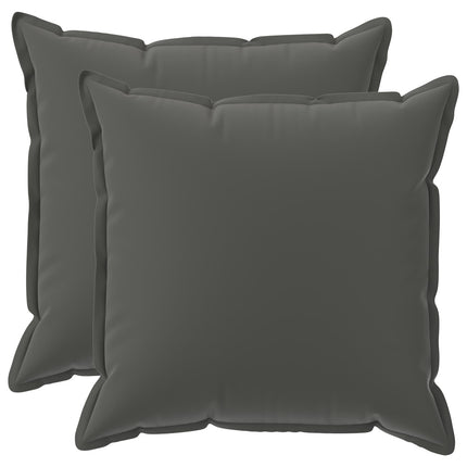 Kasta Kudde 2 st HOUTEN Antracit 60 x 60 cm Polyester