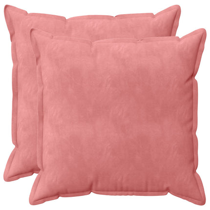 Kudde med kudde HOUTEN 2 st Rosa Sammet
