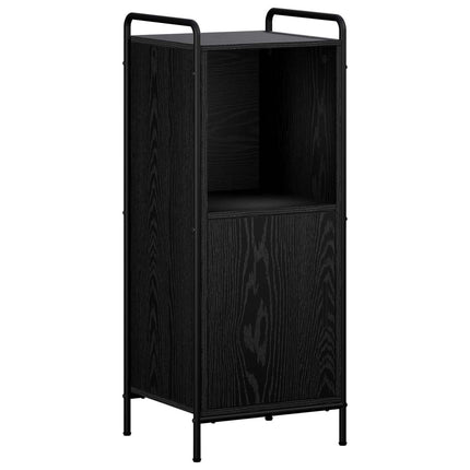 Badrumsskåpsset 3 st Svart ek 40 x 36 x 99,5 cm Konstruerat trä