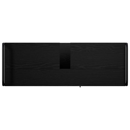 Badrumsskåpsset 3 st Svart ek 40 x 36 x 109,5 cm
