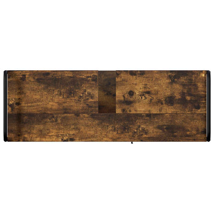 Badrumsskåpsset 3 st Rökt ek 40 x 36 x 200,5 cm Konstruerat trä