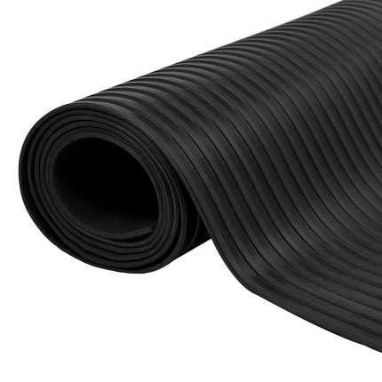 Golvmatta Svart 1 x 2 m Gummi