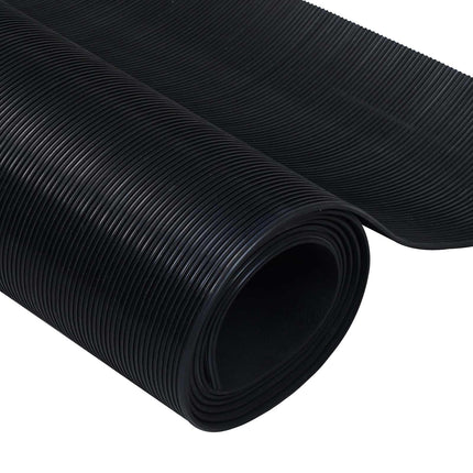 Golvmatta Svart 1 x 2 m Gummi