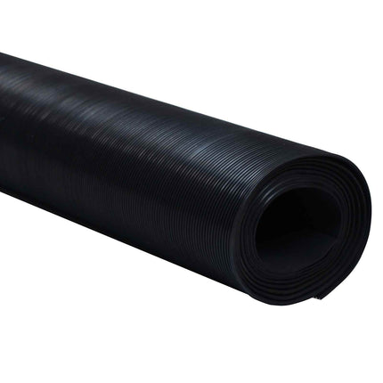 Golvmatta Svart 1 x 5 m Gummi